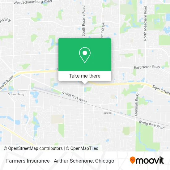 Farmers Insurance - Arthur Schenone map