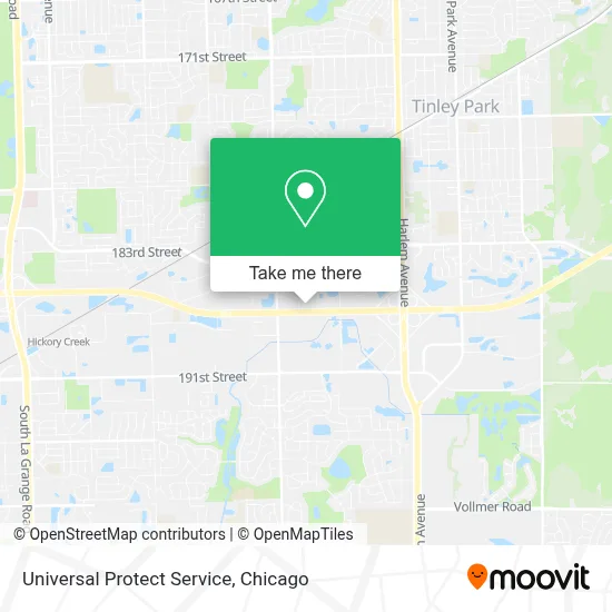 Universal Protect Service map