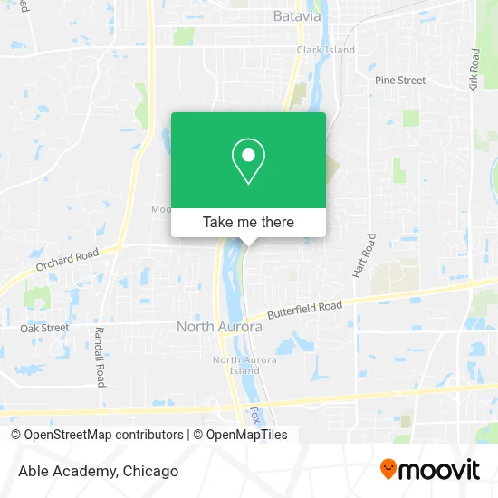 Able Academy map