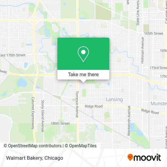 Walmart Bakery map