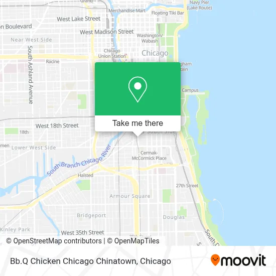 Bb.Q Chicken Chicago Chinatown map