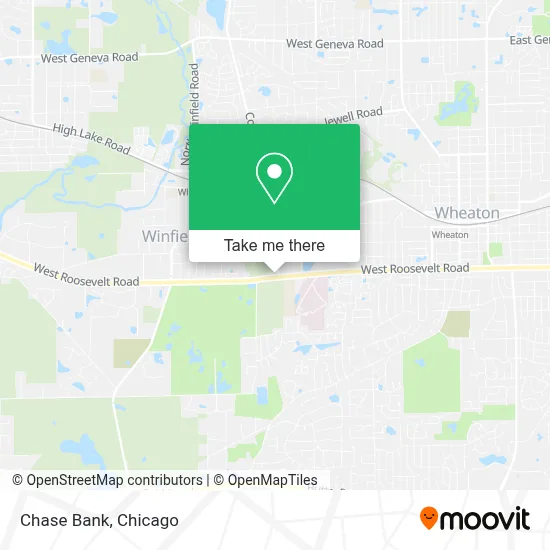 Chase Bank map
