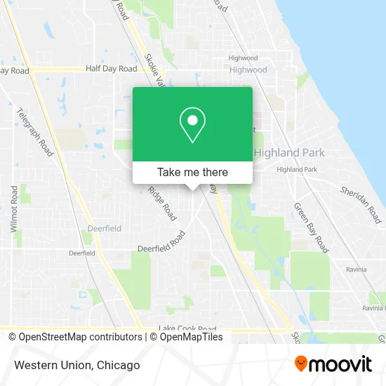 Western Union map