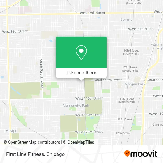 First Line Fitness map