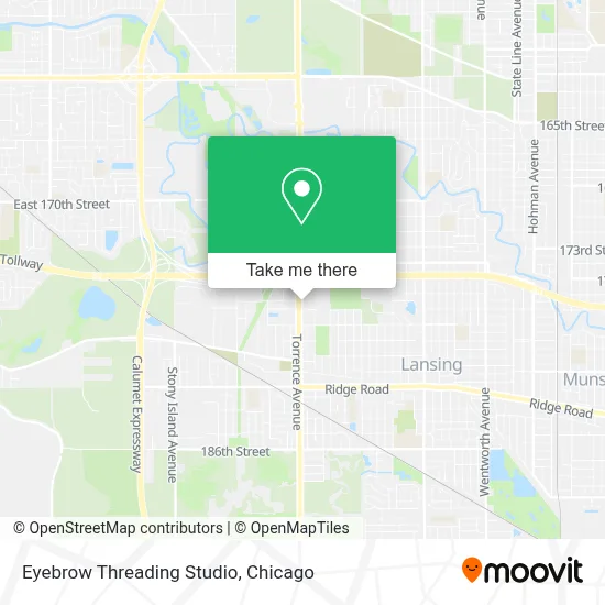 Eyebrow Threading Studio map