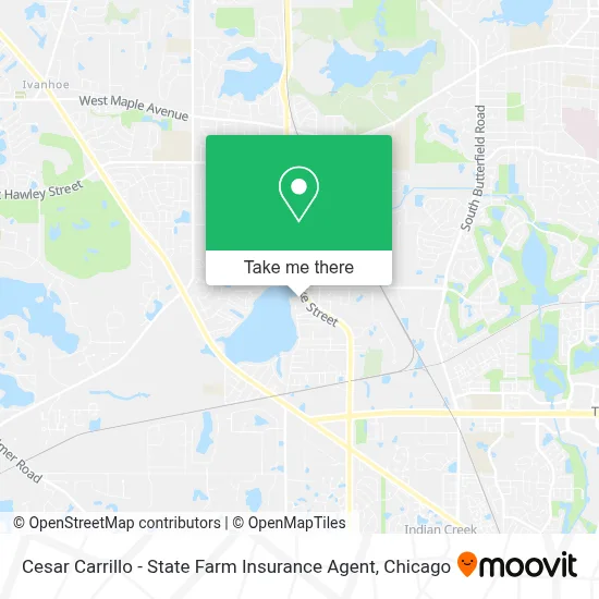 Cesar Carrillo - State Farm Insurance Agent map