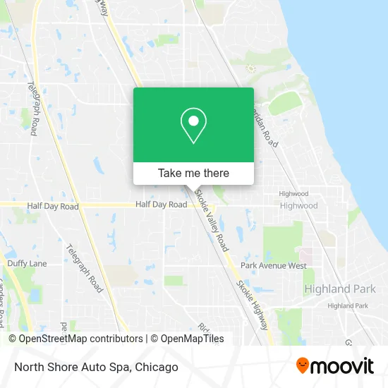 North Shore Auto Spa map