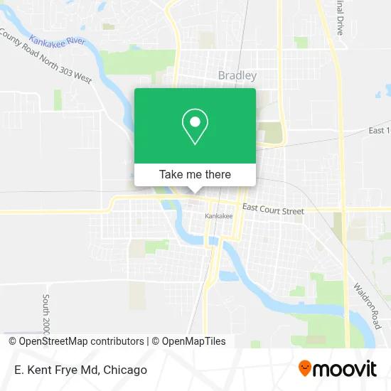 E. Kent Frye Md map