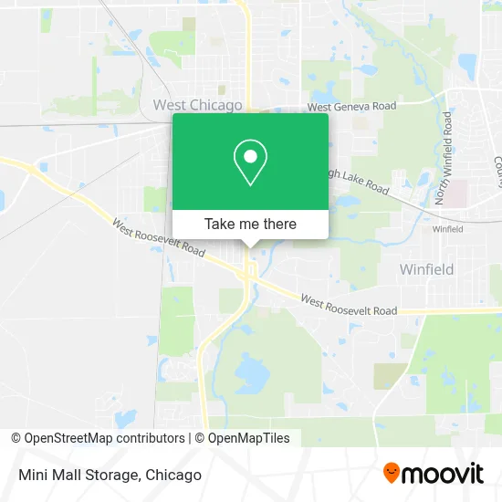 Mini Mall Storage map