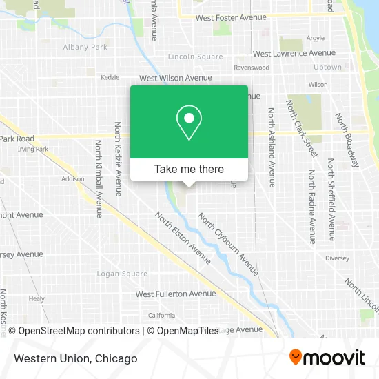 Western Union map