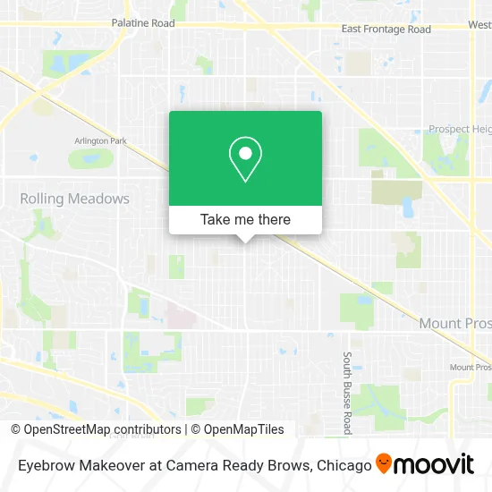 Eyebrow Makeover at Camera Ready Brows map