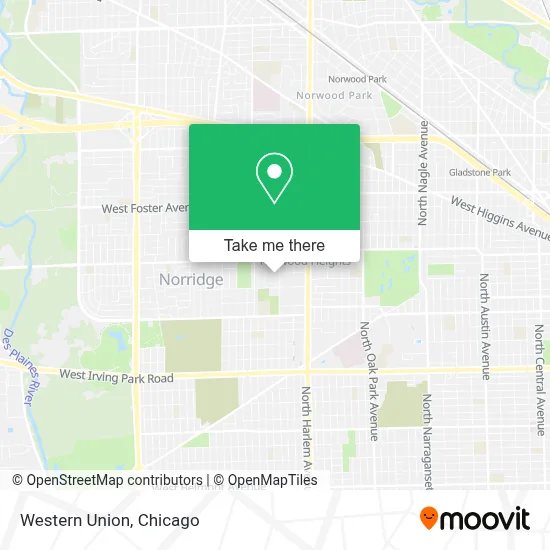 Western Union map