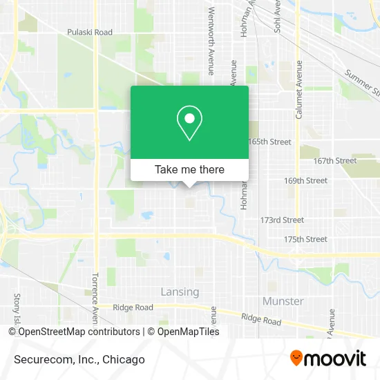 Securecom, Inc. map