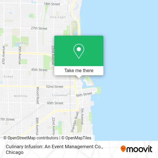 Culinary Infusion: An Event Management Co. map