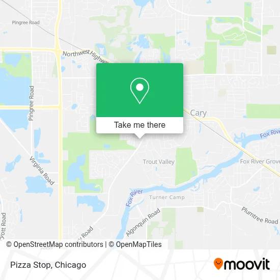 Pizza Stop map