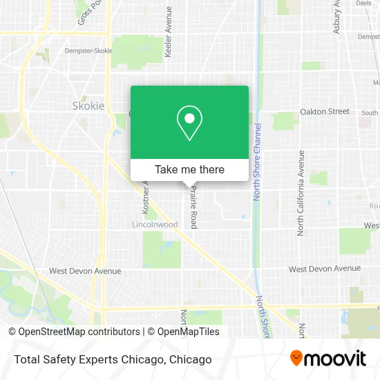 Total Safety Experts Chicago map