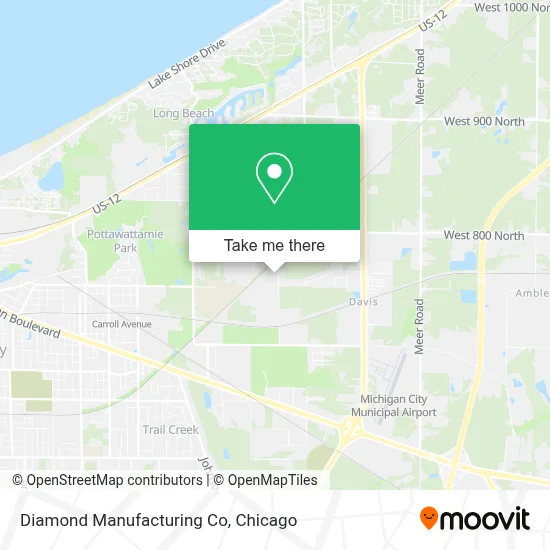 Diamond Manufacturing Co map