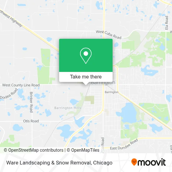 Ware Landscaping & Snow Removal map