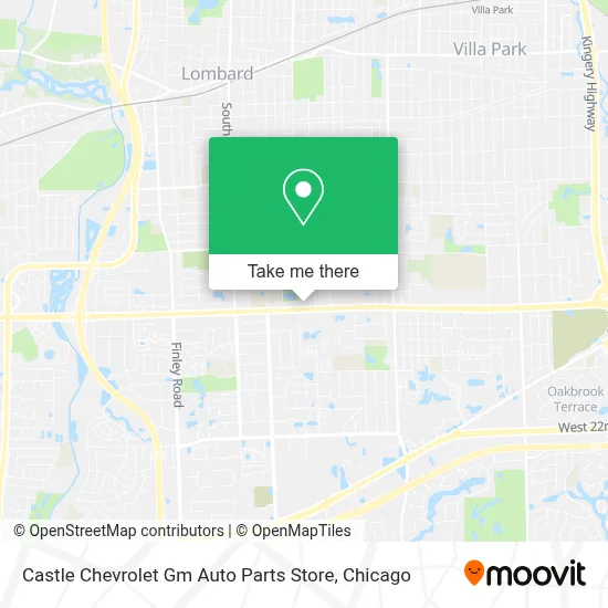 Castle Chevrolet Gm Auto Parts Store map