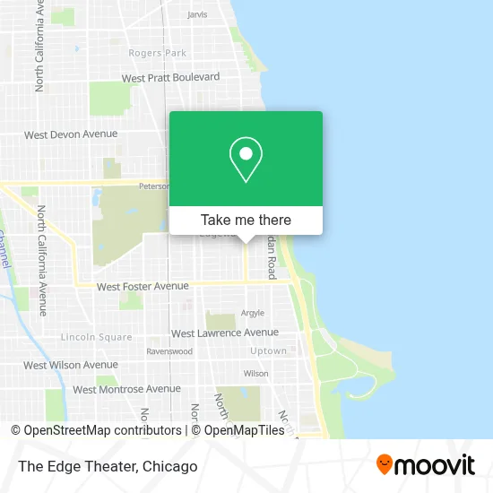 The Edge Theater map