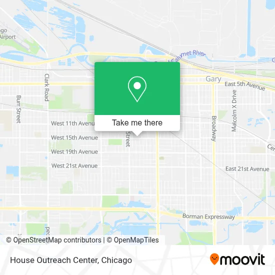House Outreach Center map