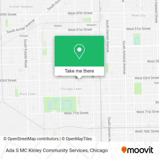 Ada S MC Kinley Community Services map