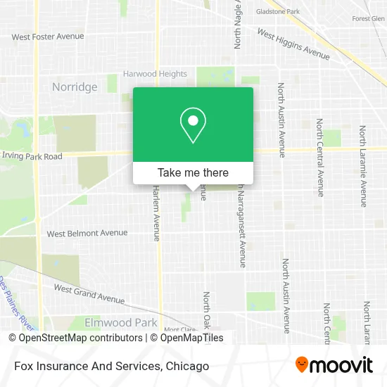 Fox Insurance And Services map