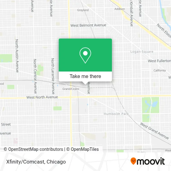 Xfinity/Comcast map