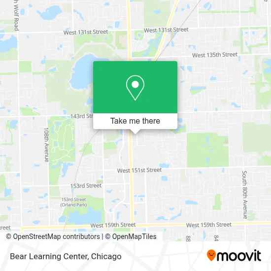 Bear Learning Center map