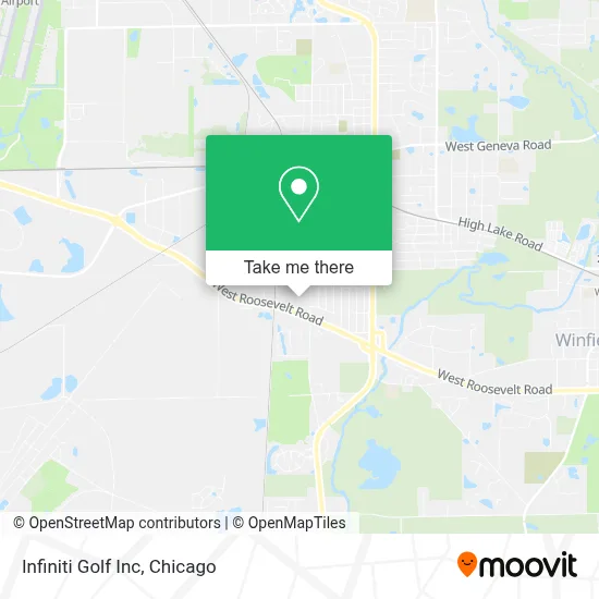 Infiniti Golf Inc map