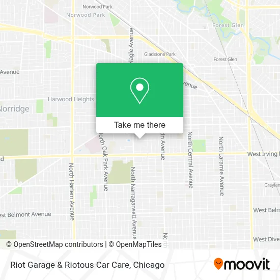 Riot Garage & Riotous Car Care map