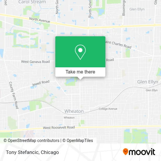 Tony Stefancic map