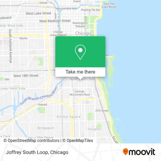 Joffrey South Loop map