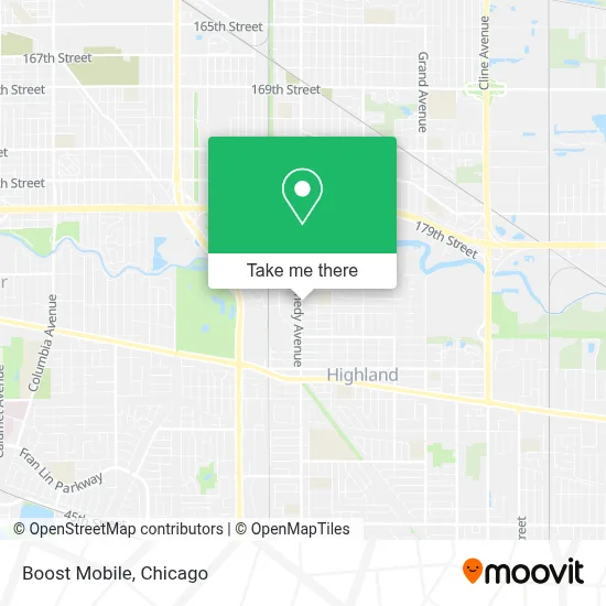 Boost Mobile map