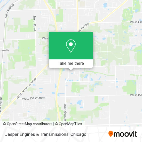 Jasper Engines & Transmissions map