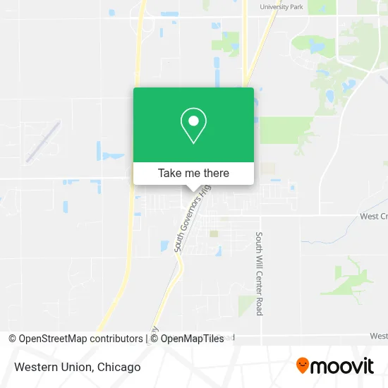 Western Union map