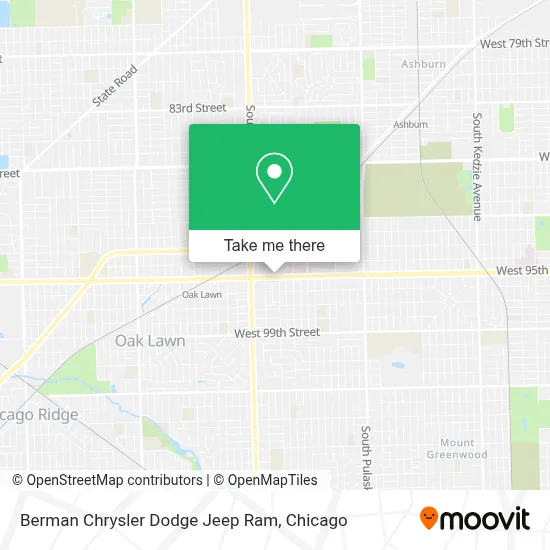 Berman Chrysler Dodge Jeep Ram map