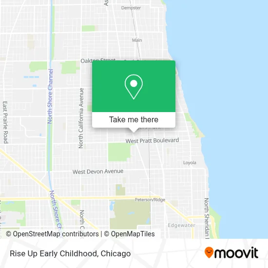 Rise Up Early Childhood map