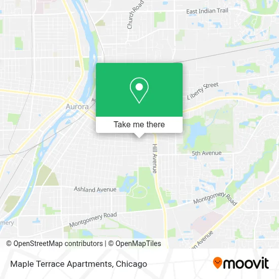 Maple Terrace Apartments map