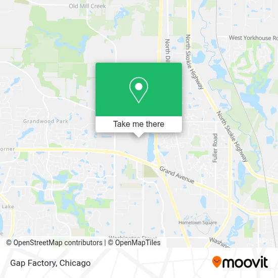 Gap Factory map