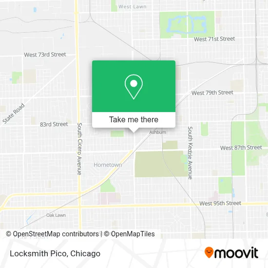 Locksmith Pico map