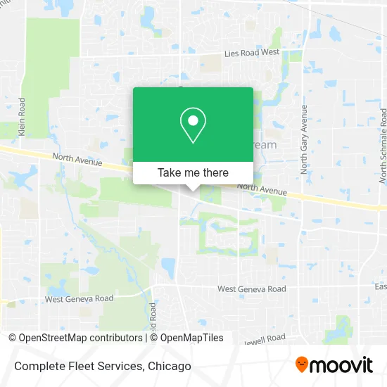 Complete Fleet Services map