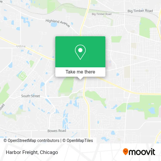 Harbor Freight map