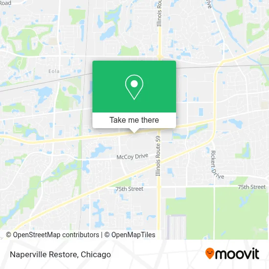 Naperville Restore map
