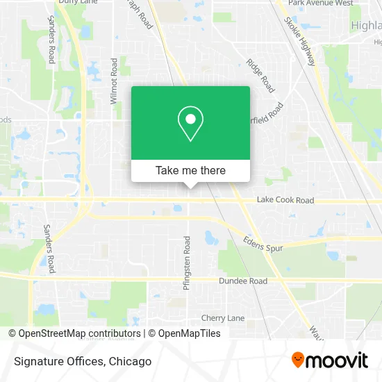 Signature Offices map