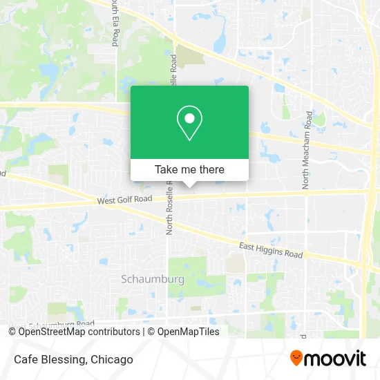 Cafe Blessing map