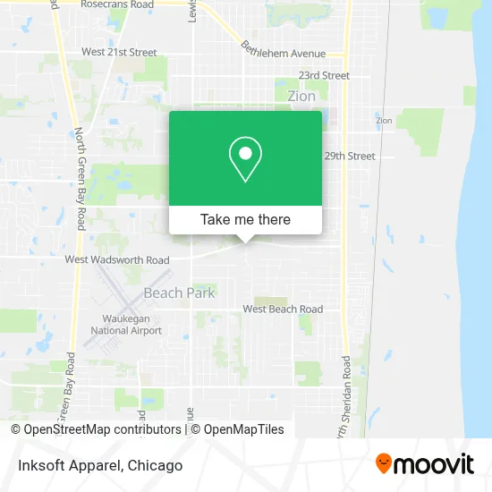 Inksoft Apparel map