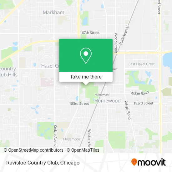 Ravisloe Country Club map