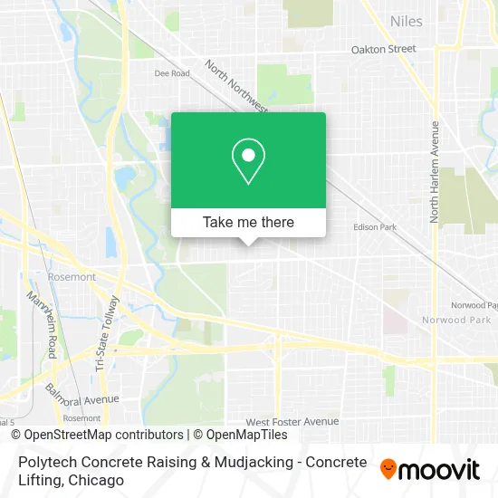 Polytech Concrete Raising & Mudjacking - Concrete Lifting map