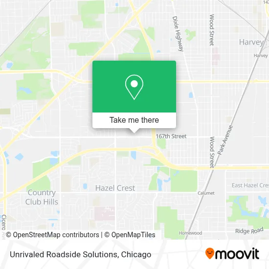 Unrivaled Roadside Solutions map